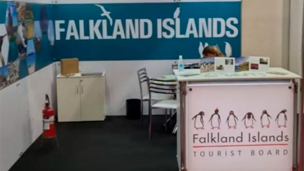 Feria de Turismo Internacional de San Pablo, permitió la instalación de un puesto de promoción turística con el nombre "Falkland Island".