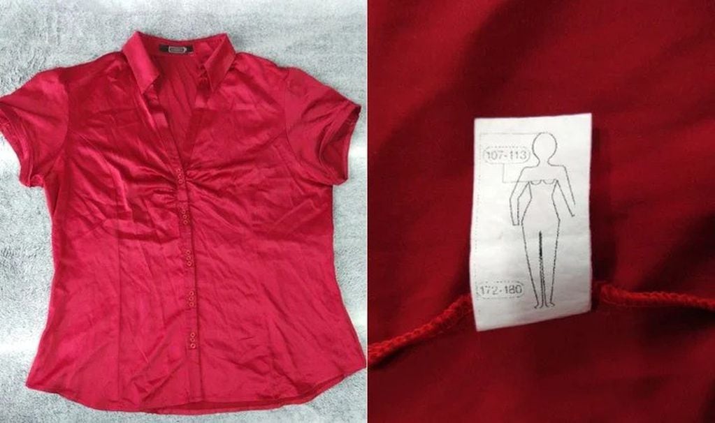 En un pictograma con medidas en centímetros, los fabricantes deben indicar para qué cuerpo está diseñada la prenda.