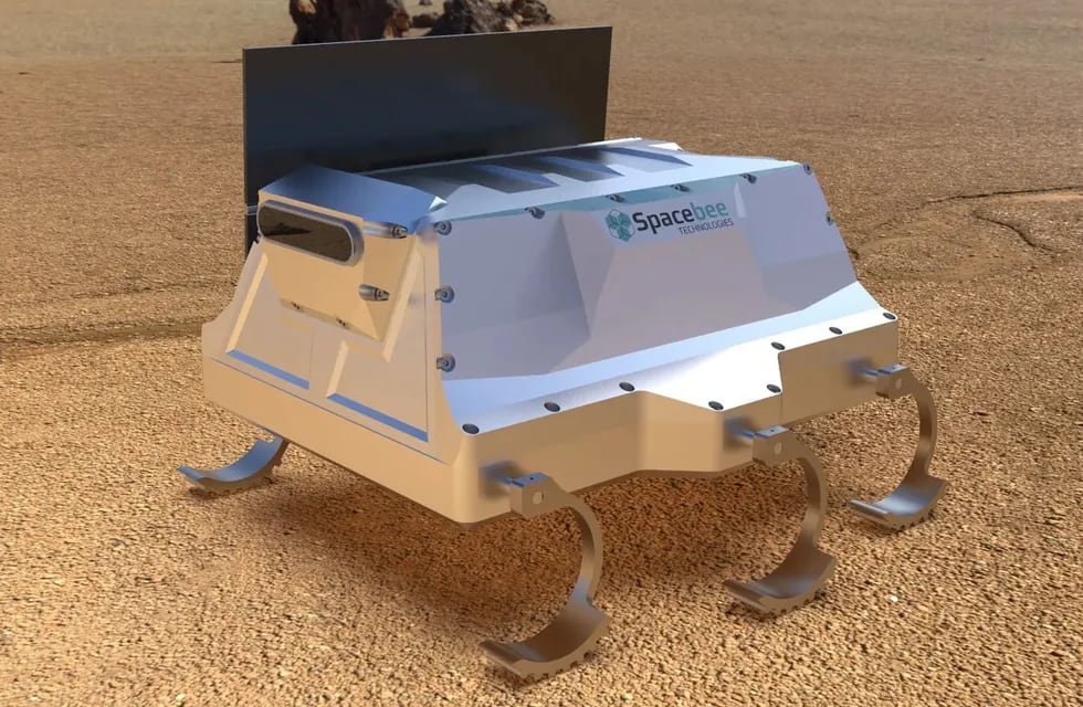 El proyecto principal de Spacebee es RoverTito, hecho de materiales de bajo costo.