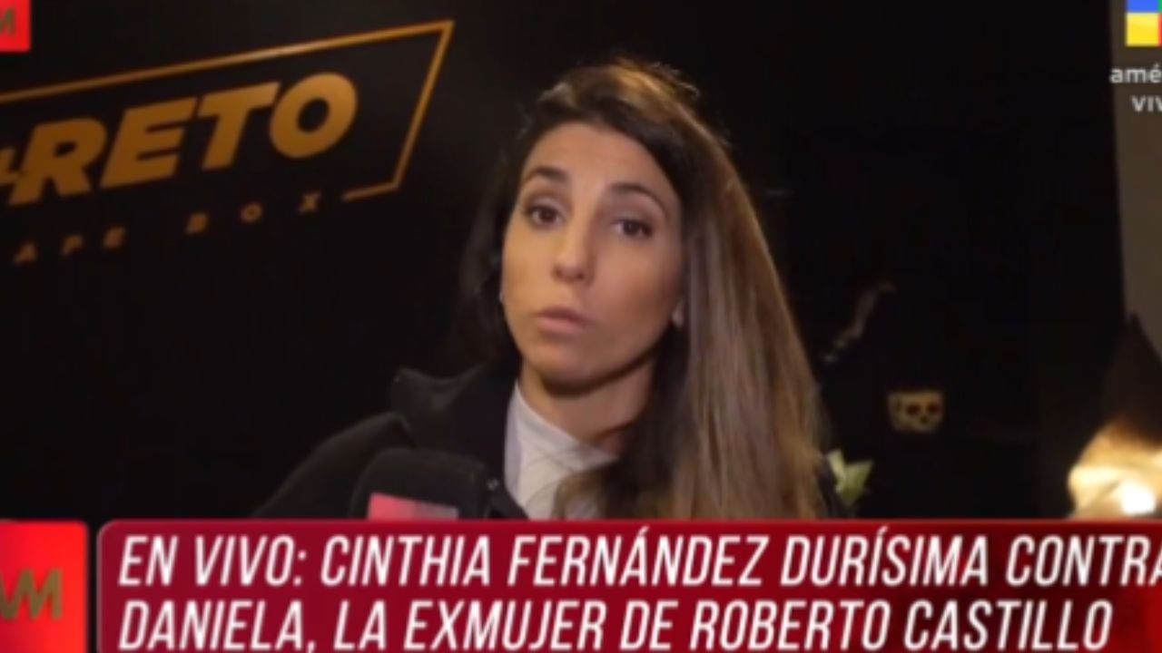 Cinthia Fernández atacó a la expareja de Roberto Castillo: “No es sumisa”