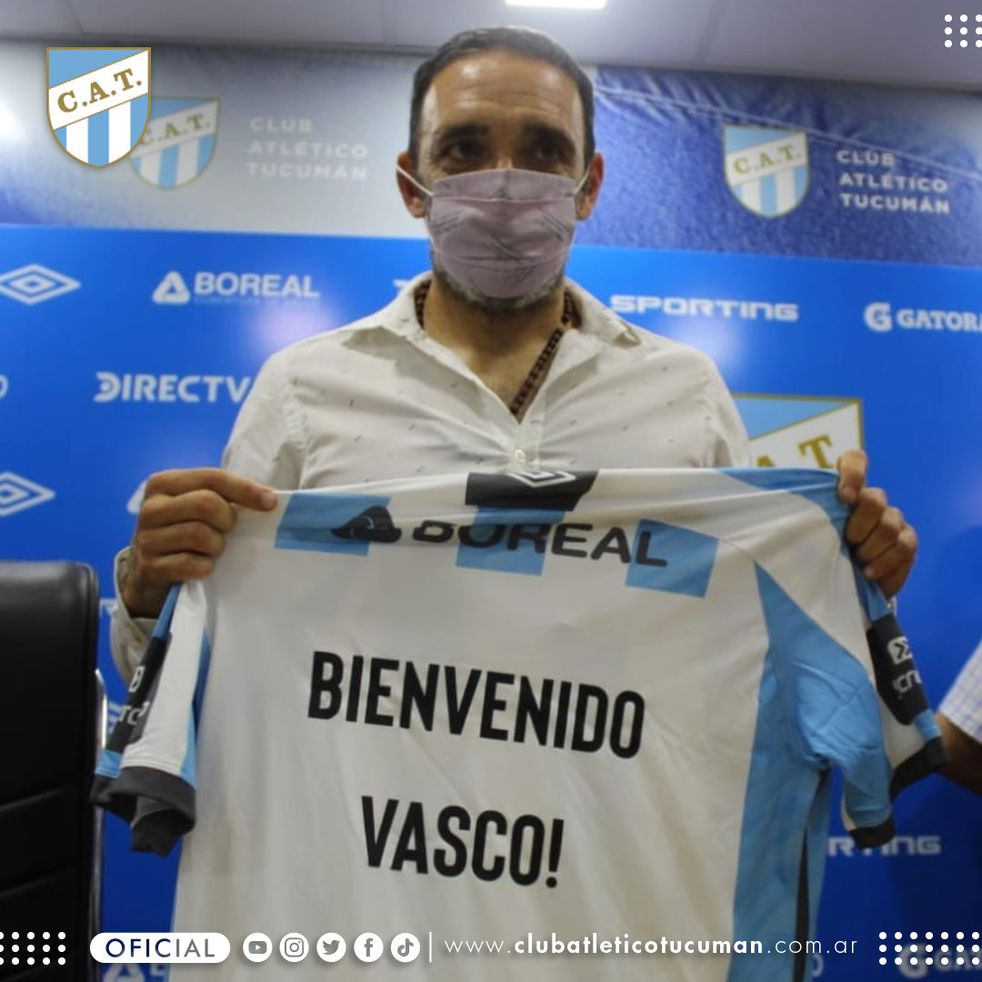 Juan Manuel Azconzábal fue presentado en Atlético Tucumán | Vía Tucumán