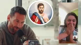 Lionel Messi y la historia de la estampita