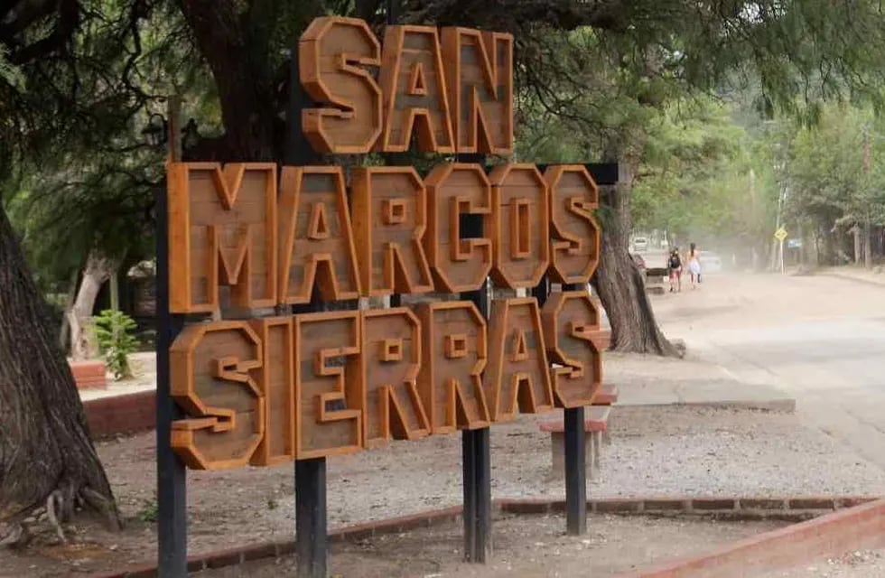 El sujeto fue interceptado en el centro de San Marcos Sierras. (La Voz/Archivo).