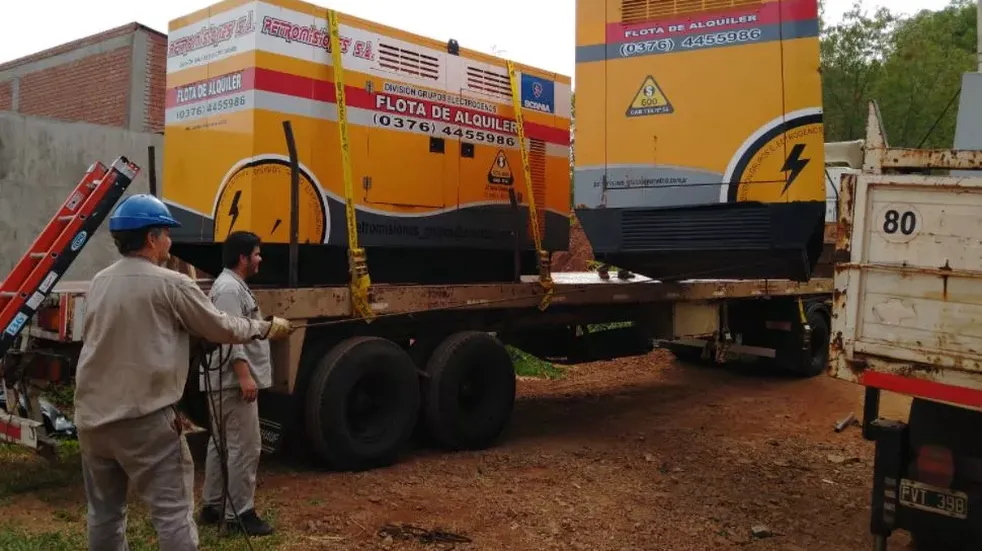 Autoridades se encuentran en obras para solucionar problemas hídricos en Puerto Iguazú.