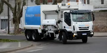 Camión de recolección de residuos de Rosario