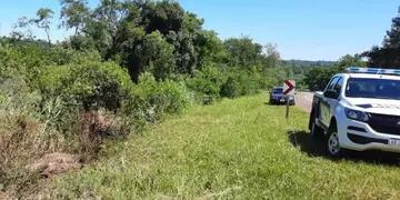 Falleció un automovilista tras despistar en Cerro Azul