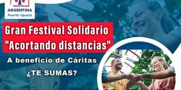 Puerto Iguazú: se llevará adelante el Festival Solidario de Cáritas Iguazú