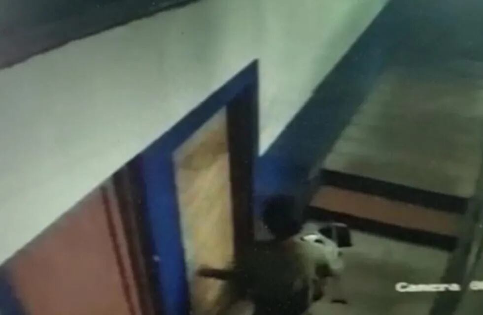 Eldorado: robó en una escuela y fue filmado por las cámaras de seguridad.