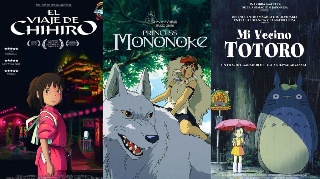 El Viaje de Chihiro, La Princesa Mononoke y Mi vecino Totoro están disponibles en Netflix, entre otros títulos de Studio Ghibli.