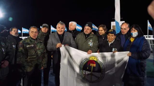 Gobernador Morales en Tierra del Fuego