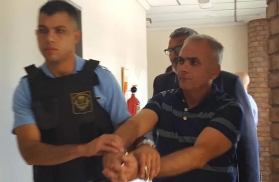 Gerardo Gette, el único detenido e imputado por el crimen del ginecologo Casermeiro.