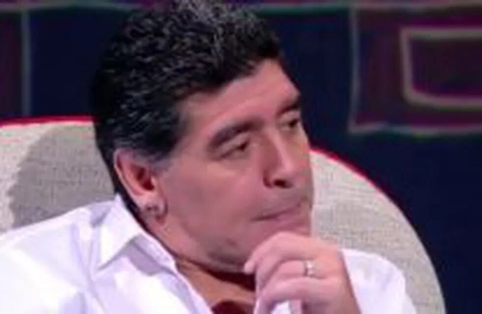 Diego Maradona confesó que comenzó a consumir droga a los 24 au00f1os.