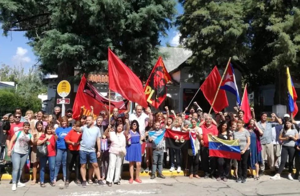 Acto de solidaridad con los pueblos de Cuba y Venezuela en el Museo del Che