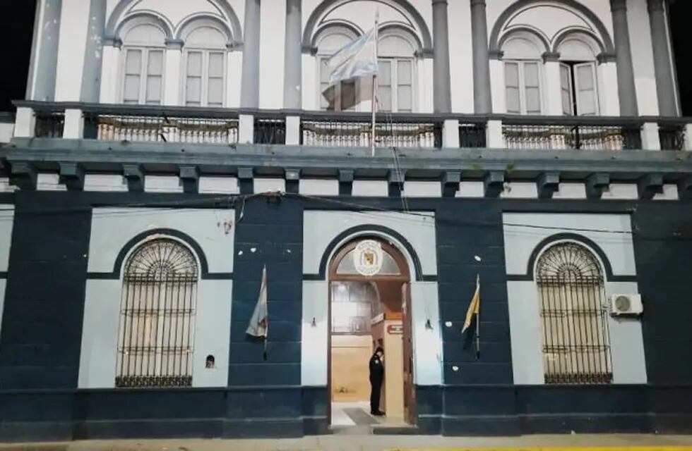 Departamental Policía Gualeguaychú\nCrédito: PER