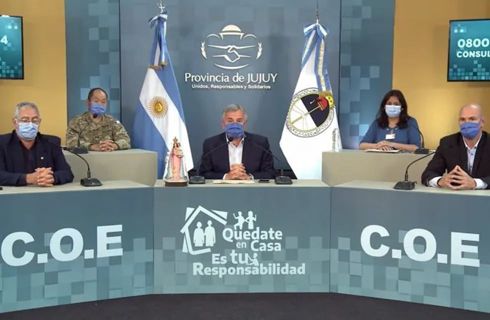 El COE Jujuy presentó su informe N° 203