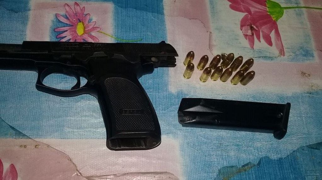 Arma con la cual el policía retirado hirió al menor de 11 años en Burruyacú.