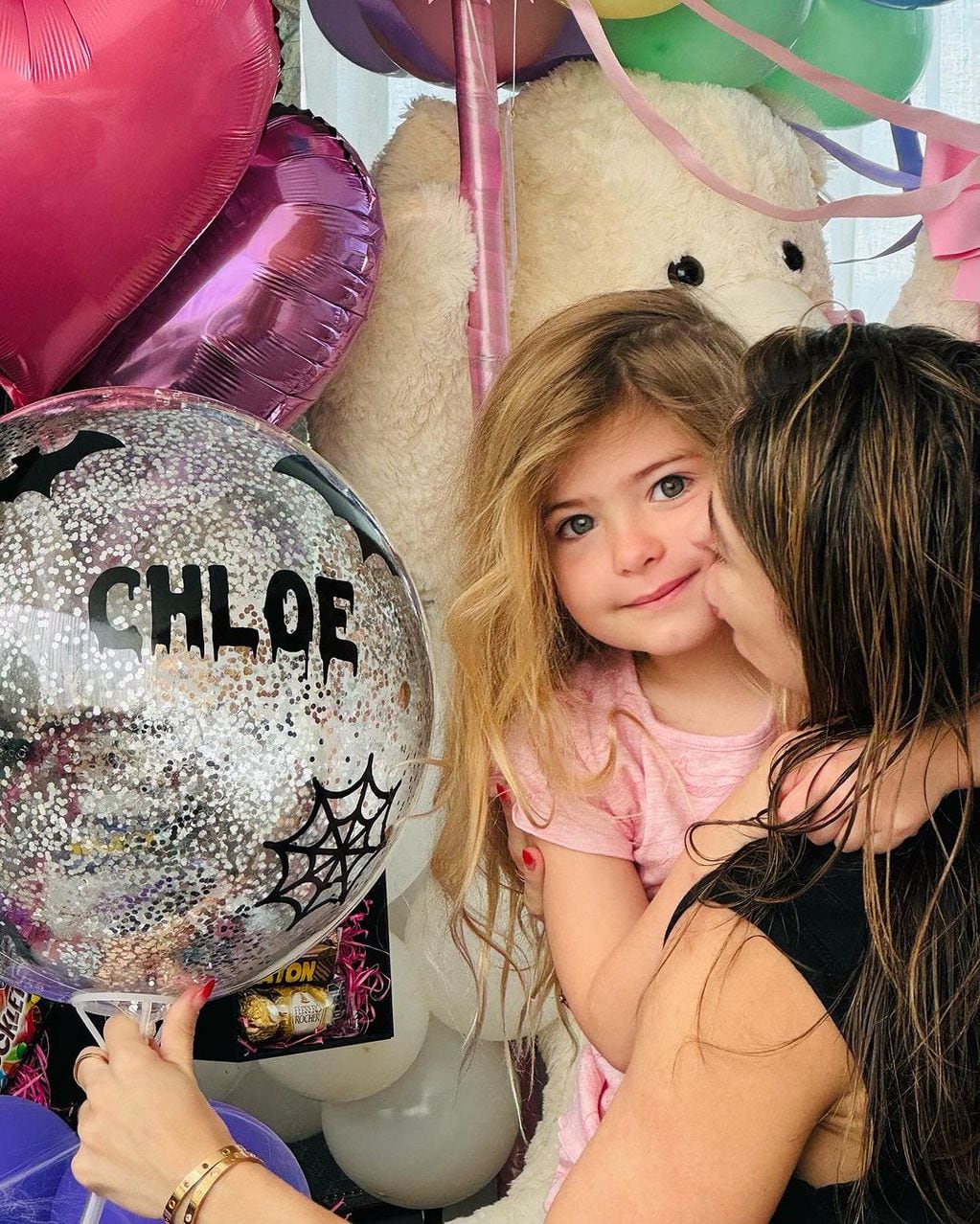Cómo fue el cumpleaños de Chloe, la hija de Jésica Cirio y Martín Insaurralde