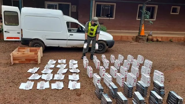 San Ignacio: Gendarmería incautó 2.000 paquetes de cigarrillos ilegales