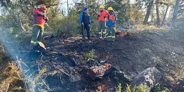 Tierra del Fuego: extinguieron el incendio forestal detectado en zona del lago Yehuin