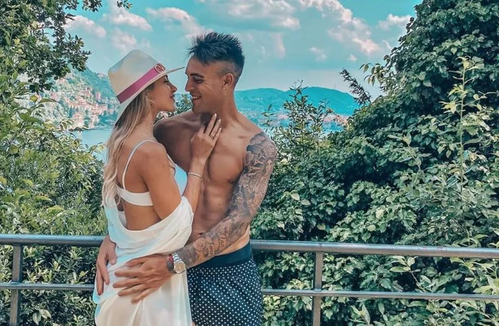 Lautaro Martínez y su novia Agustina Gandolfo (Instagram)