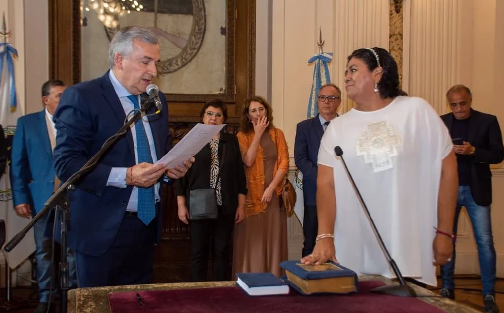 El gobernador Morales creó el Ministerio de Derechos Humanos y Pueblos Indígenas, a cuyo frente designó a Natalia Sarapura.