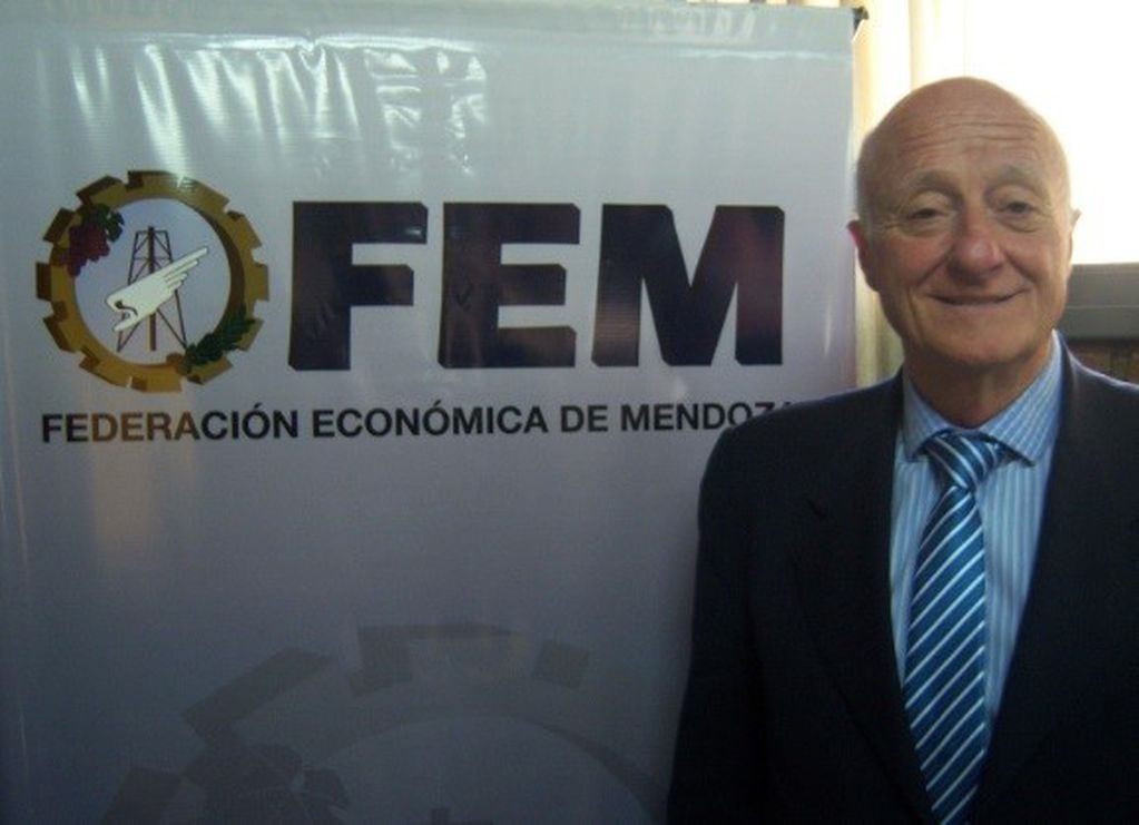 Adolfo Tripodi, presidente de la Federación Económica de Mendoza.