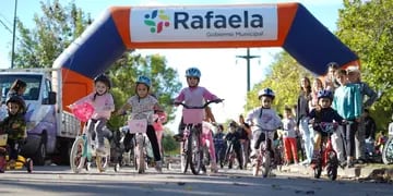 Ciclismo en los barrios de Rafaela