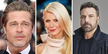 Brad Pitt, Gwyneth Paltrow y Ben Affleck