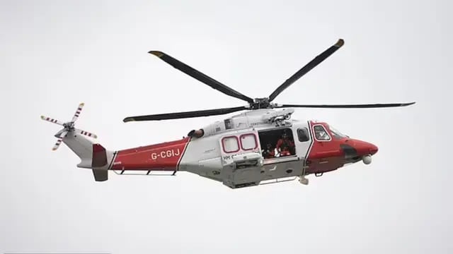 Un helicóptero AW139 (imagen de archivo) perteneciente a las Fuerzas Armadas de Malta fue el responsable de la ruta cuestionable