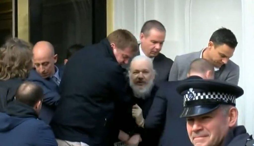 Captura de Julian Assange (Web)