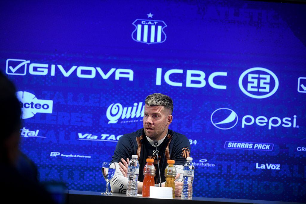 Guido Herrera habló en la previa del Talleres-Belgrano. (Ramiro Pereyra / La Voz)