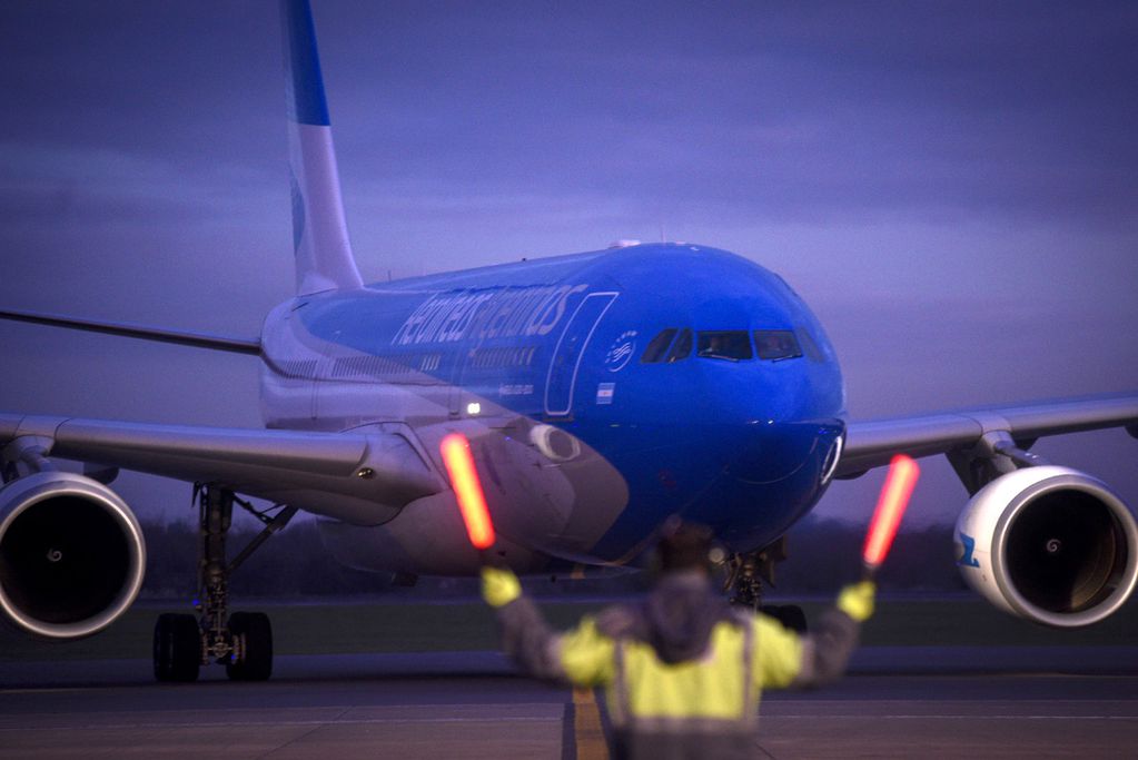 Aerolíneas Argentinas.