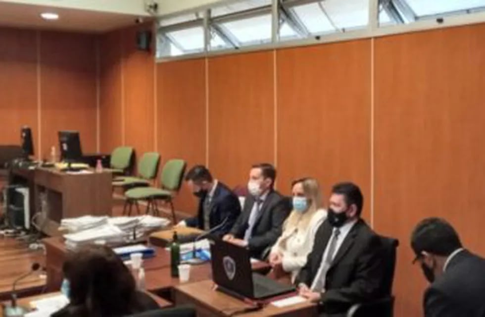 Los fiscales en el juicio por el crimen de jimena Salas