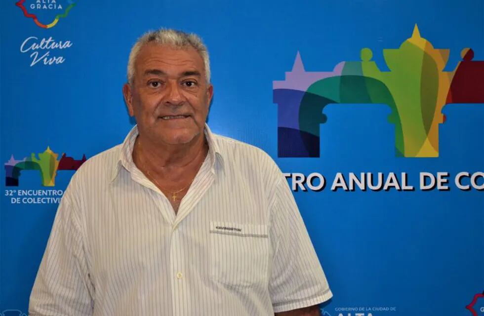 Daniel Gonzalez, presidente de la Comisión Organizadora del 32° Encuentro Anual de Colectividades de Alta Gracia