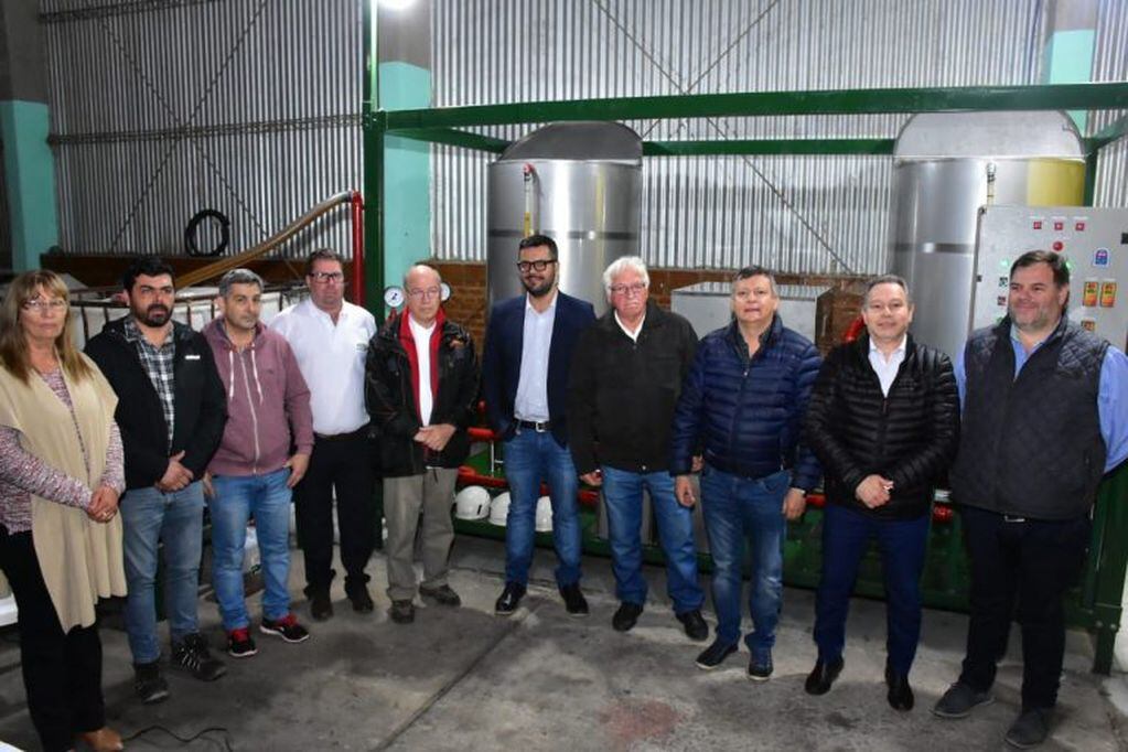 En Gancedo, inauguraron la primera planta municipal de bio diésel de la Provincia.