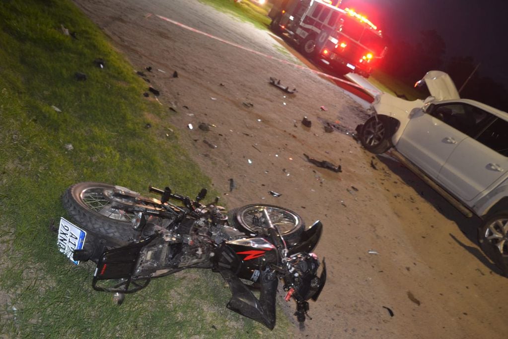 Río Tercero: murió motociclista en siniestro vial en acceso a Tancacha.