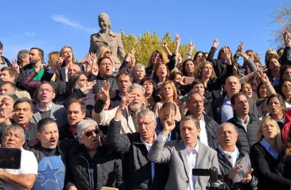 Los Toldos: unidad peronista en torno al homenaje de Evita.