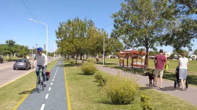 Así se verán las nuevas ciclovías en Rafaela