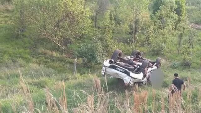 Accidente fatal en Salto Encantado: un hombre falleció tras volcar su camioneta