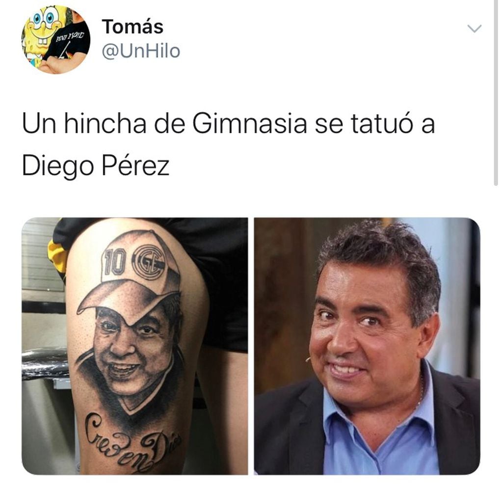Tatuaje de Diego Maradona que despertó polémica