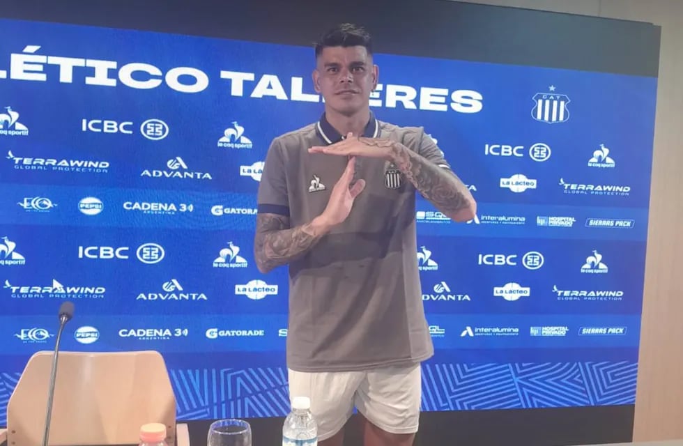 Gustavo Bou habló como nuevo jugador de Talleres (La Voz)