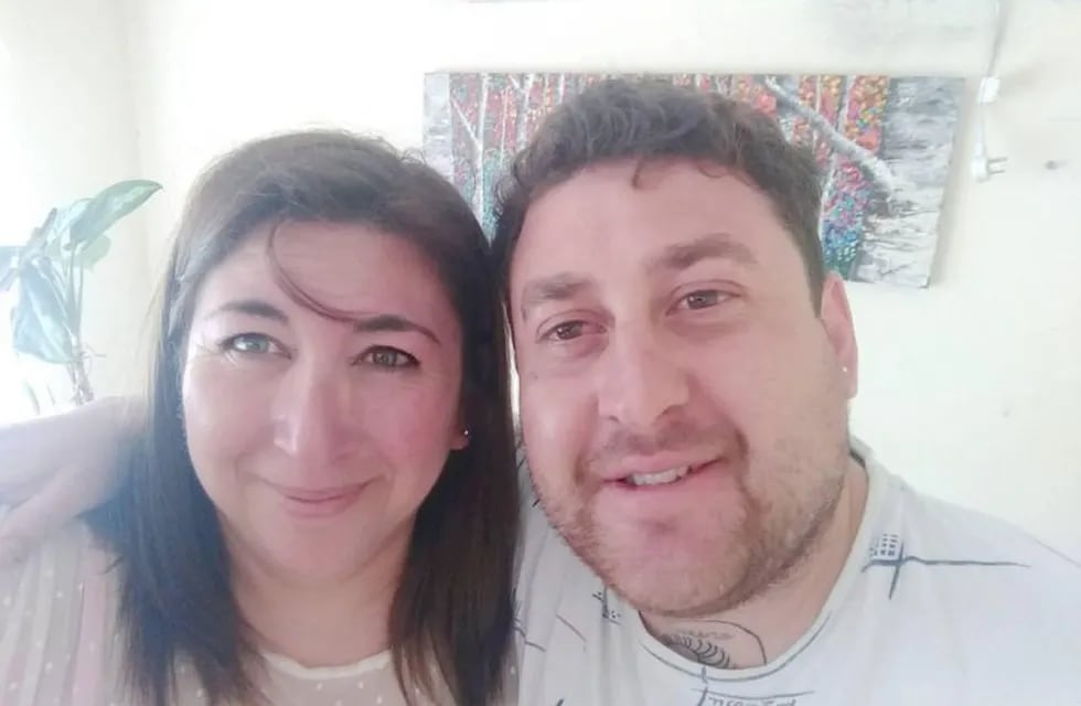 Mercedes Gamarra y Mauro Lacroix, quien fuera asesinado en el barrio Villa del Parque el viernes 23 de octubre de 2020