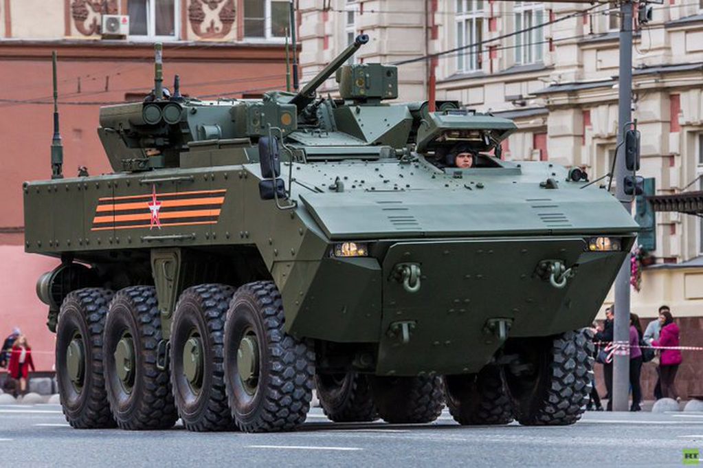 El diseño BTR-80 y BTR-82, por los que Argentina presentó interés por adquirir.