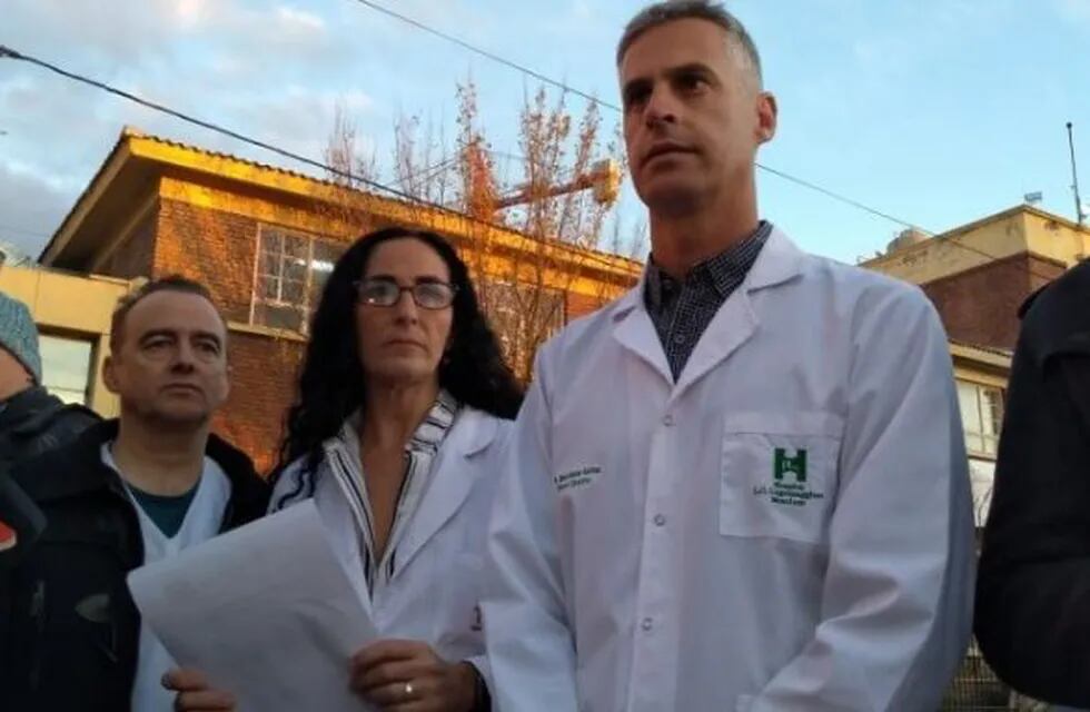 Primer parte médico del hospital Lagomaggiore de los padres víctimas del incendio en Godoy Cruz
