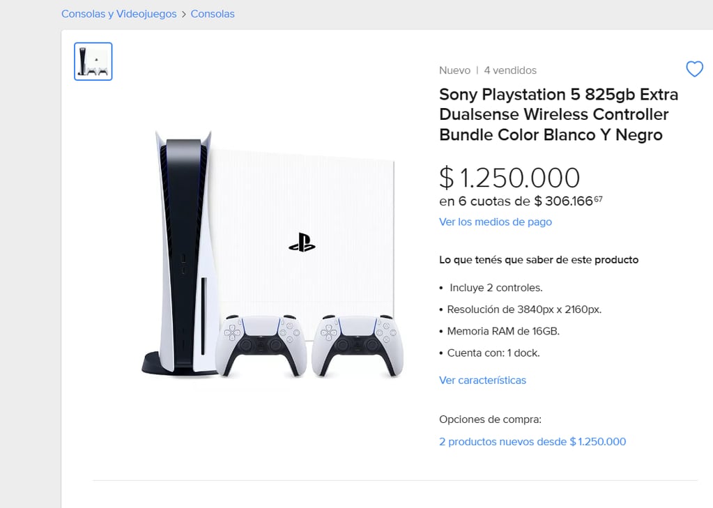 Esto vale una PlayStation 5 en Argentina.