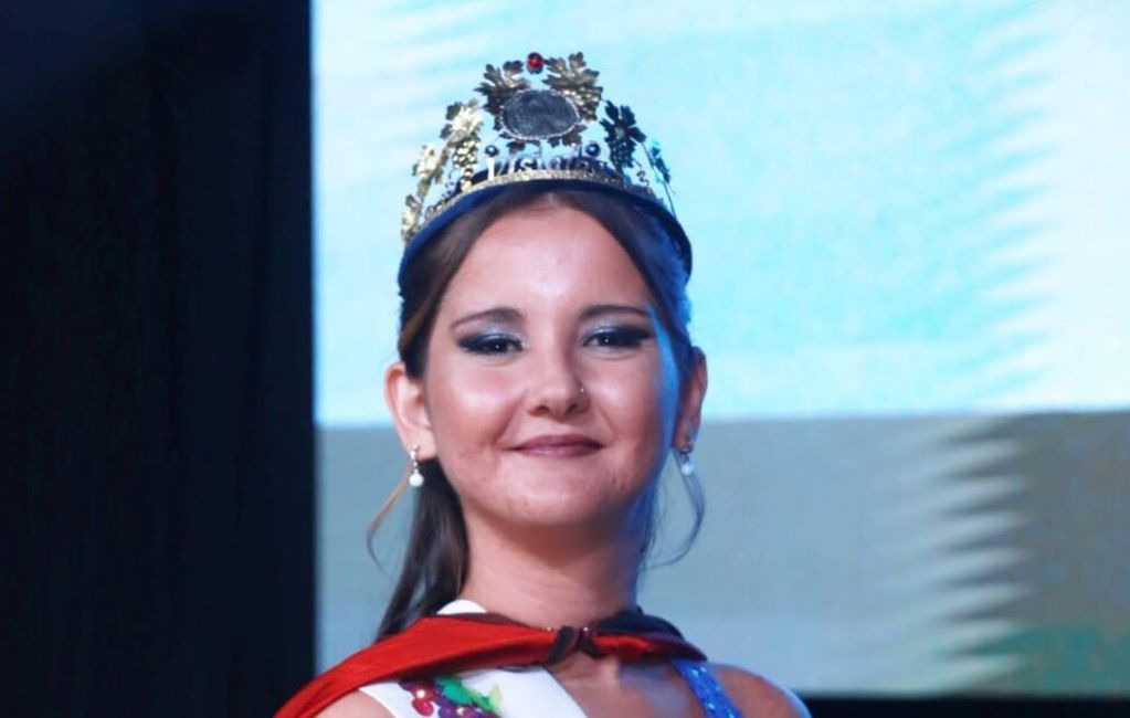 Mara Sáez Zingaretti fue electa Reina Vendimial por el distrito de Vistalba. Gentileza MLC