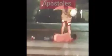 Feroz ataque callejero en Apóstoles