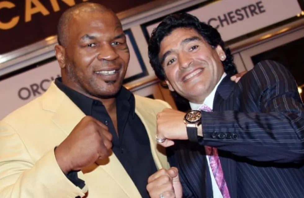 Maradona bancó a Tyson en Instagram
