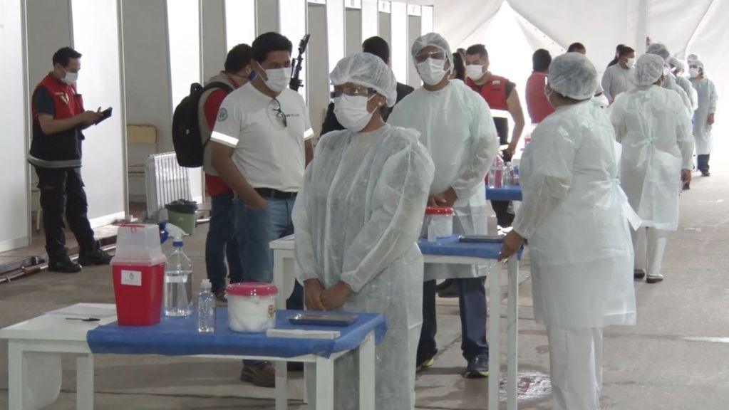 En Jujuy se dispuso que el operativo de vacunación esté centralizado en el HOSCAM 1 de la Ciudad Cultural.