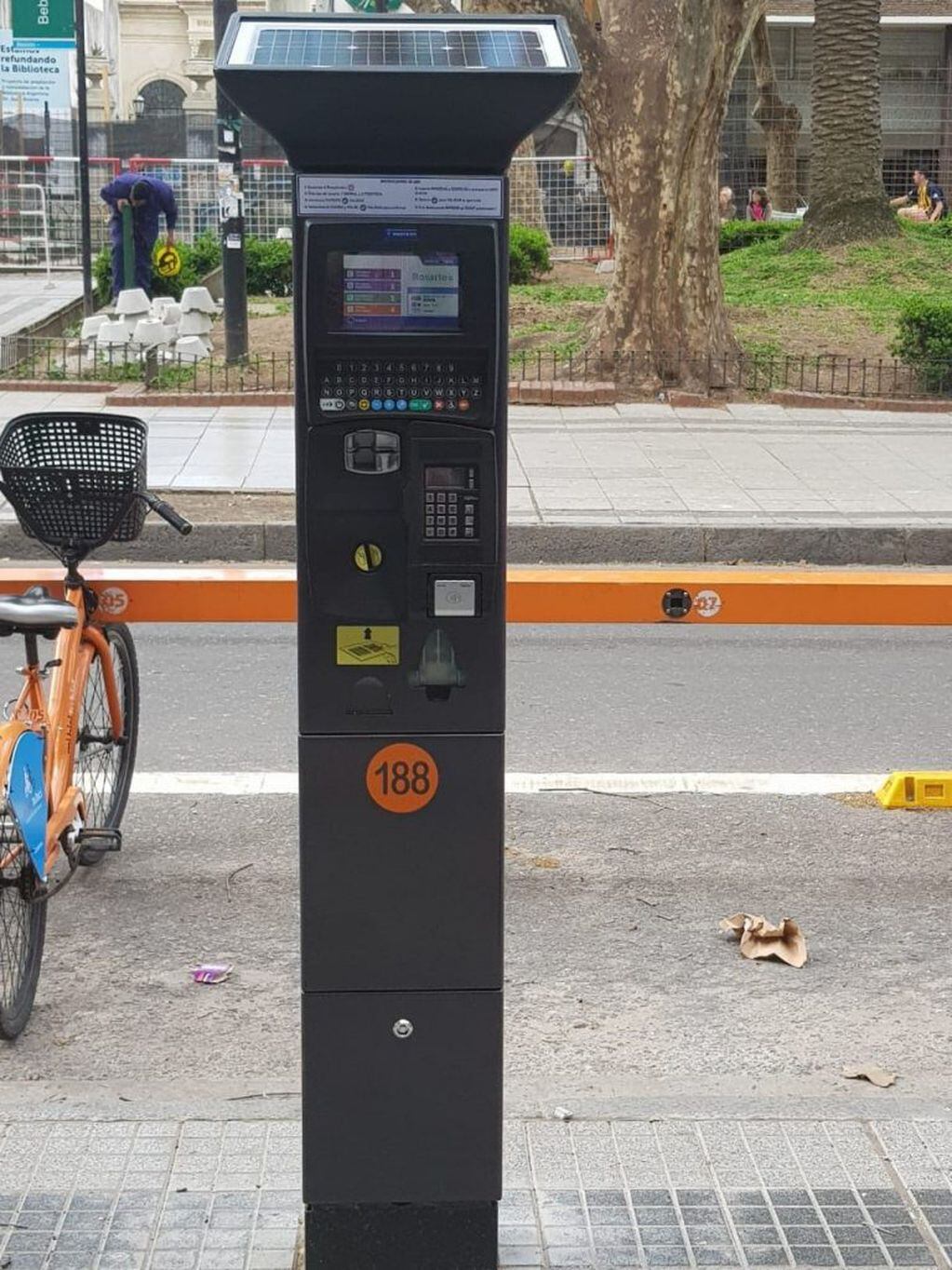 Nuevos parquímetros para estacionamiento medido de Rosario
